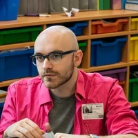 Picture of Jonny walker in classroom